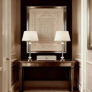 Lampu meja kain klasik tanpa kabel, lampu meja baca peredupan sentuh, lampu meja dapat diisi ulang - Product Image 5