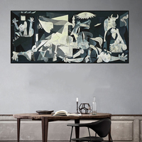 Reproductions de célèbres peintures sur toile de Guernica, impressions sur toile, œuvres d'art par Picasso, tableaux muraux pour la décoration du salon