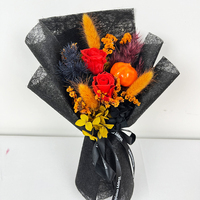 Bouquet de roses blanches naturelles personnalisable pour mariage, remise de diplôme, demoiselle d'honneur - Décoration événementielle, cadeau idéal