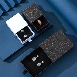 Custom Logo Cardboard <b>Earring</b> Drawer Jewelry <b>Gift</b> <b>Box</b> Luxury Packaging for <b>Earrings</b> Rings and Necklaces - Product Image 2