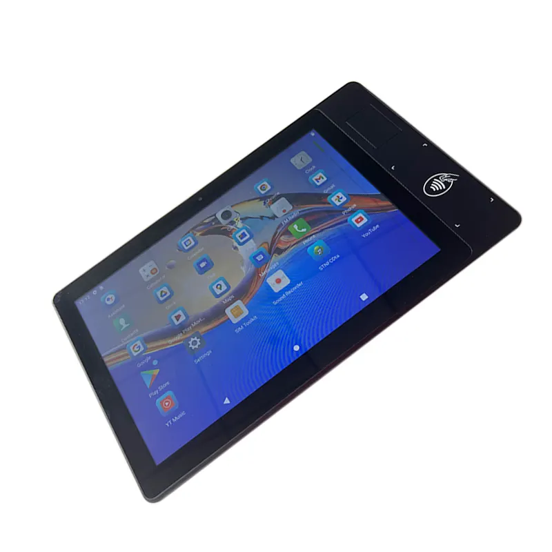 10.1inch Android NFC máy tính bảng thanh toán không tiếp xúc Tablet PC cảm ứng năng động POS tablet với NFC mã QR Máy quét H101