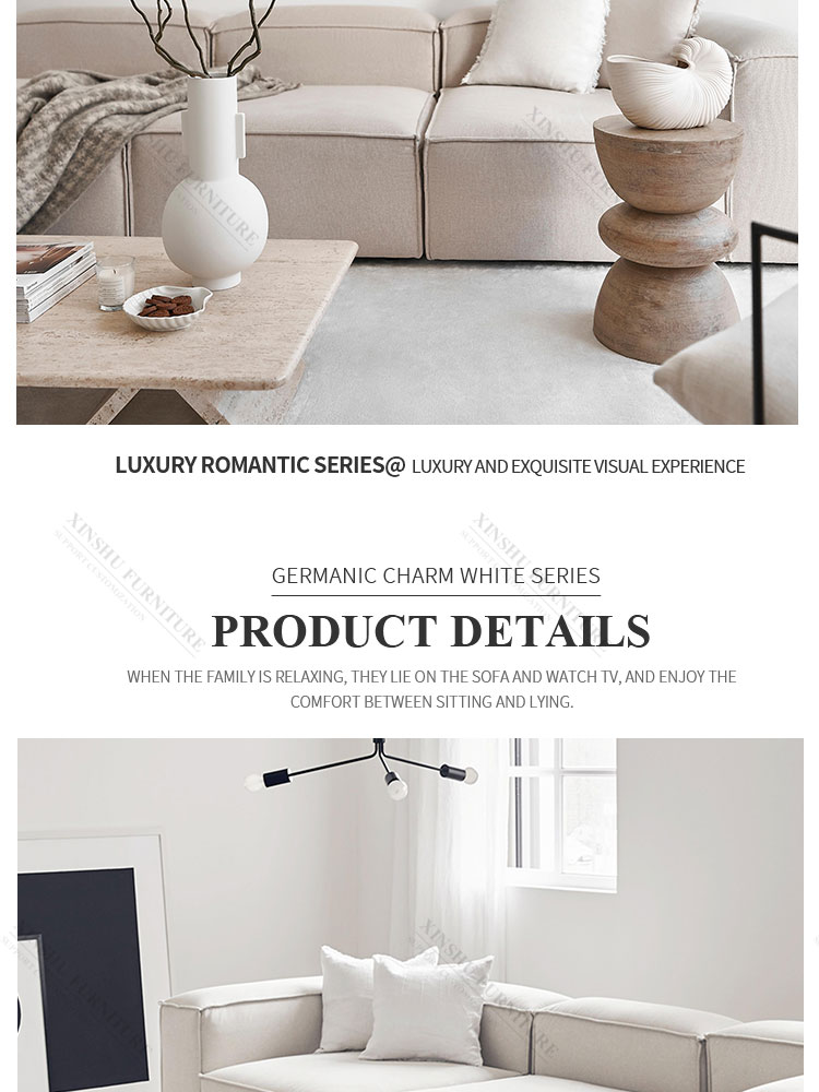 Design U Shape Sofa Italian Style Large Modern Cover Leather Antique Chinese Set Time Living Packing Room Furniture Adjustable