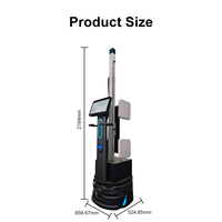 Robot Inteligente CHAFON W101-K con Pantalla de Alta Definición de 14 Pulgadas, Ángulo Ajustable, Solución Integral de ABS para Gestión de Inventario