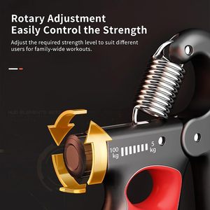 Entrenador de Agarre de Mano con Resistencia Ajustable de 11-220 Libras, Fortalecedor de Antebrazo, Desarrollo Muscular, Recuperación de Lesiones, Ejercicio de Agarre - Product Image 4