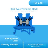 Connecteur de bloc de jonction sur rail DIN en cuivre pur 2,5 mm²