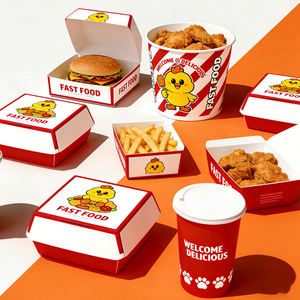 Emballages à emporter en papier, boîtes et sacs jetables pour la restauration rapide, design personnalisé, fabrication sur mesure - Product Image 2