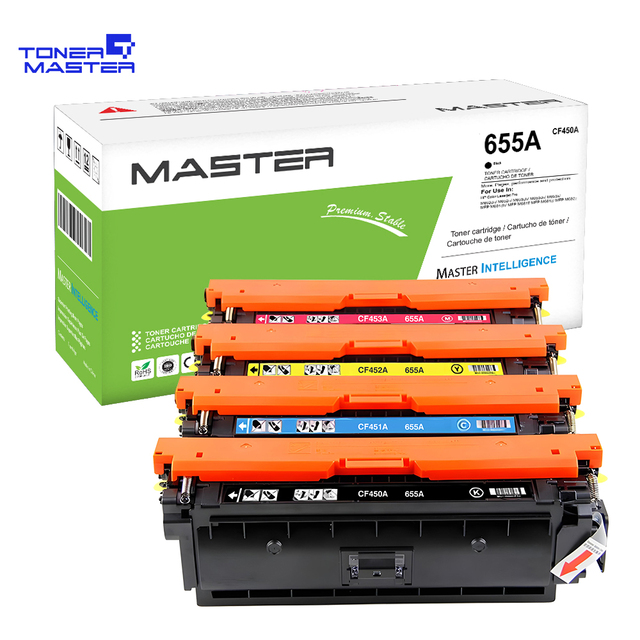 Factory Price CF450A CF451A CF452A CF453 hp 655A Toner Cartridge for HP LaserJet Enterprise 652 653 681 682