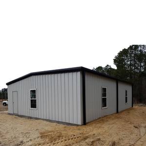 Kit de hangar de stockage moderne en structure légère préfabriquée en acier avec panneaux sandwich, garantie de plus de <span class=keywords><strong>5</strong></span> ans pour usage en entrepôt - Product Image 4