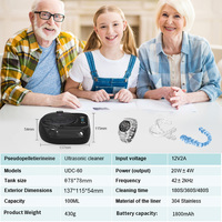 Appareil dentaire UV 3-en-1 personnalisé : Nettoyeur ultrasonique pour prothèses et aligneurs, avec irrigateur buccal