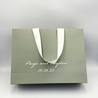 Paper Craft Friendly Creative Petits sacs en papier colorés frais avec poignées de ruban pour faire du shopping Cadeaux d'anniversaire de Noël