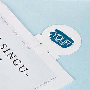 Custom Logo Printed Cardboard <b>Bookmark</b> Ruler Sticky Note Pad 5 Color Page Flags for Business Conference Giveaways - Product Image 3