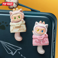 2026 100% Labubu POPMART Original the MONSTERS Cat Mode on Fridge Magnet Blind Box Labubu Sweet Peek Vinyl Plush Toys for Gifts