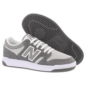 New Balance 480 Suede GS Chaussures pour garçons Gris Gris Sneakers Chunky - Product Image 4