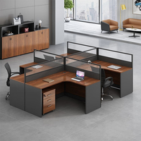Bureau de direction modulaire moderne de la marque LANRAN, structure en bois, épaisseur 25 mm, usage commercial, vente directe d'usine, école, bureau