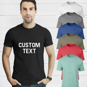 2024 New Arrival Wholesale Soft Heavy Weight High Quality Custom Logo On The Back Men T Shirt For Man