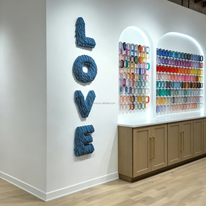 Decoración de Pared con Diseño Artístico Francés en Forma de Corazón, con Perlas Checas y Letras Personalizables para Decoración <span class=keywords><strong>del</strong></span> Hogar y Ocasiones Especiales - Product Image 1