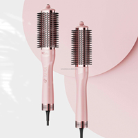 Sèche-cheveux brosse OEM Duet en céramique à haute vitesse avec technologie ionique, design compact, Secador Modelador De Cabelo