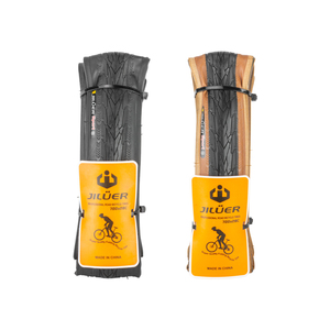 Jiluer J-1805 faltbare Rennrad reifen 700c 28c Retro Farbe Haltbarer Anti-Rutsch-Butyl kautschuk Hohe Qualität 60TPI - Product Image 1