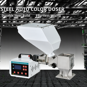 Dosificador Volumétrico Automático de un Solo Color Gainwal, Acero Inoxidable, Capacidad de 12 kg, Producción de 10 kg/h, Mezclador de Plástico de Alta Precisión para Mesa/Soporte - Product Image 1