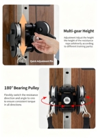 TBFIT Appareil de Musculation Numérique Intelligent Mural pour la Maison, Machine à Câbles à Double Moteur, Résistance 100 kg, Équipement de Fitness