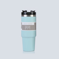 Gourde isotherme de luxe 500 ml en acier inoxydable C304 avec manchon en cuir, affichage de la température, personnalisable avec logo, cadeaux d'affaires