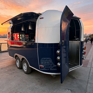 Remorque à pizza en acier inoxydable certifiée DOT, camion de restauration ambulante pour milkshakes, chariot de café et de crème glacée avec cuisine intégrée - Product Image 4