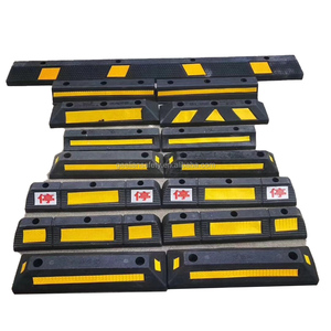 Bloqueurs de stationnement et butées de roues <span class=keywords><strong>en</strong></span> caoutchouc réfléchissant bleu et blanc, robustes et personnalisés, <span class=keywords><strong>pour</strong></span> <span class=keywords><strong>garage</strong></span> - Product Image 5