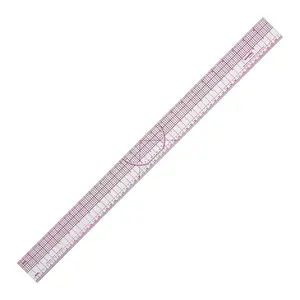 Kearing 2 ''* 24'' e 60 centimetri flessibile di plastica modello di classificazione righello con goniometro modello griglie #8097