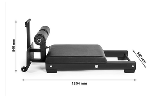 Banco de entrenamiento de rizos nórdicos para gimnasio en casa, máquina de rizos de isquiotibiales con ruedas de transporte, Banco de glúteos para placas de peso, silla Romana - Product Image 2