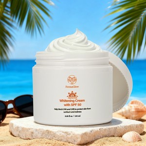 <span class=keywords><strong>Crema</strong></span> Solare Fermentata SPF <span class=keywords><strong>50</strong></span> Sbiancante <span class=keywords><strong>Protezione</strong></span> UVA UVB Illuminante Idratante Cura Doposole <span class=keywords><strong>Viso</strong></span> e Corpo - Product Image 3
