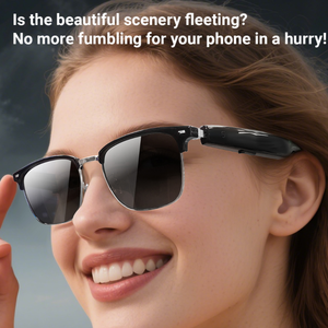 <strong>Glasses</strong> Real-time Translation <strong>Glasses</strong> Smart <strong>Glasses</strong> for Listening to Music and Making Calls Sunglasses Factory Ai Sunglasses - Product Image 3