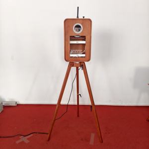 Pavillon photo numérique rétro en bois pour événements de mariage, compatible avec <span class=keywords><strong>iPad</strong></span> et appareil photo reflex - Product Image 1