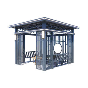 Structure extérieure de pavillon de couloir Sunrise Sculpture XR 01, conçue sur mesure pour villa, maison auto-construite, parc, zone scénique, abri solaire - Product Image 5