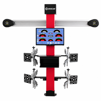 Machine d'alignement 3D complète personnalisée avec pont élévateur 4 colonnes pour alignement professionnel des pneus et levage de véhicules