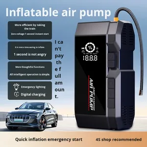 Arrancador de Emergencia para Coche 4 en 1 con Batería de 6000 mAh, Caja de Arranque y Bomba de Neumáticos SDY-Q17 - Product Image 1