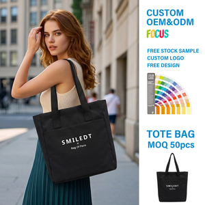 Women's Tote <strong>Bags</strong> Laptop <strong>Large</strong> Canvas <strong>Bag</strong> Custom Design <strong>Works</strong> Tote with Pocket for Fitness Gym White Casual Shopper <strong>Bags</strong> OEM - Product Image 3