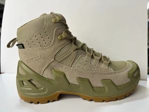Bottes de chasse tactiques en cuir de vachette suédé respirant TSB08 kaki en stock - Product Image 6