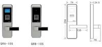 Serrure de porte numérique intelligente sans fil avec fonction code QR et contrôle par application sans clé en alliage de zinc