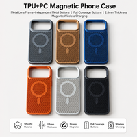 Coque de téléphone magnétique N52 en TPU+PC de luxe avec dissipation thermique en nid d'abeille pour 18 Pro Max 17 Pro 16 Air, dos respirant et rafraîchissant