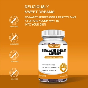 Gomitas <span class=keywords><strong>de</strong></span> Shilajit Puro del Himalaya OEM, Sabor a Cereza Negra Orgánica, 60 Veganas, Apoyo Inmunológico para Adultos, 2 Gomitas Diarias - Product Image 6