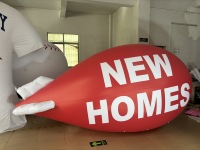 Ballon publicitaire gonflable en PVC BOYI, ballon dirigeable à l'hélium