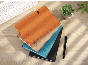 High Quality A5 Pu Leather <b>Smart</b> Reusable Blank Journal A4 Grid Traveller'S Notebooks for Men With Logo - Product Image 5