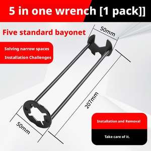 Clé d'évier multifonctionnelle en acier au carbone Pince à douille pour <span class=keywords><strong>robinet</strong></span> Système de mesure métrique Personnalisation OEM prise en charge - Product Image 4