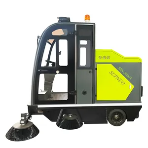 SBN-2000A Commercial Floor Scrubber And Sweeper Machine Driving Totally Enclosed Tricycle Sweeping Car