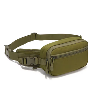 Sac de taille tactique sac de transport dissimulé avec étui à pistolet sac banane MOLLE pour extérieur/EDC pochette étanche à tirage rapide - Product Image 5