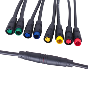 3.5-4.5MM IP65 M8 防水连接器电缆 2-6 针插座公头母头适用于户外电子设备 - Product Image 1