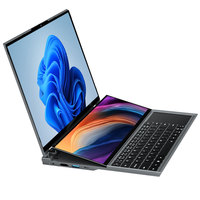 Nouvel ordinateur portable à double écran IPS 16+14 pouces, Intel Core I7-9750H, 64 Go de RAM, 4 To de SSD, Windows 11, USB 3.0 pour RJ45, ordinateur portable professionnel