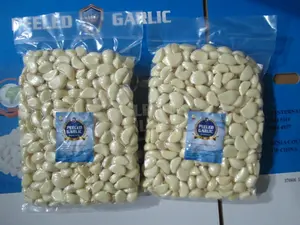 Garlic Cloves Peeled Fresh New 2024 Crop Made in China Price 100% Organic 1 kg Pack