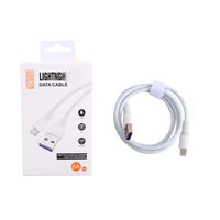 Kabel USB pengisi daya cepat, kabel USB tipe-c ios PD C-C kualitas tinggi 6A