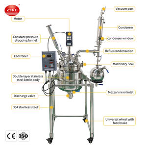Reactor de Laboratorio de Alta Presión de Acero Inoxidable con Calefacción Criogénica de Alta Temperatura de 10L - Product Image 5